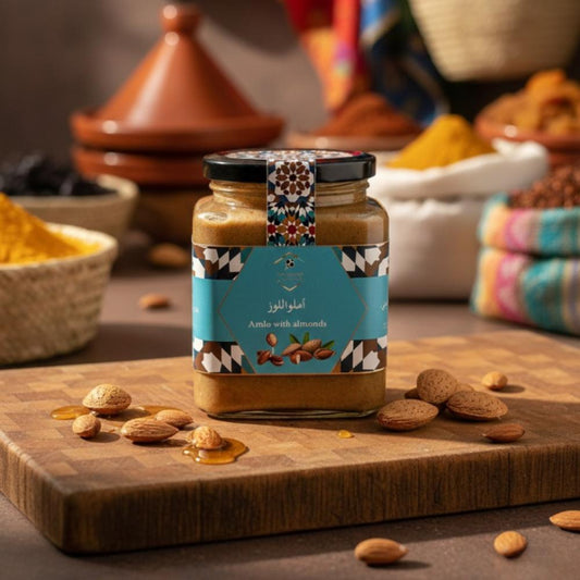 أملو اللوز وزيت الأركان Amlo almonds and argan oil