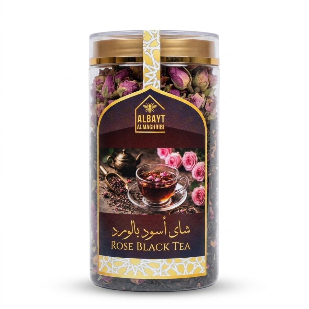 شاي أسود بالورد العربي