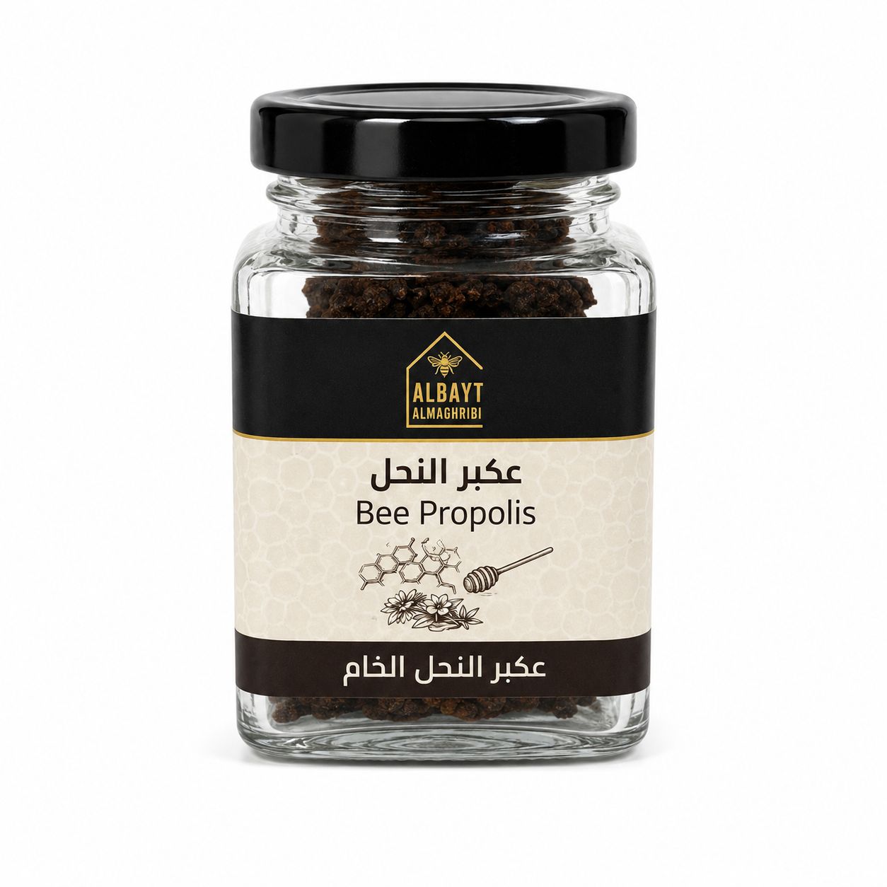 عكبر النحل الخام Raw bee propolis 30g