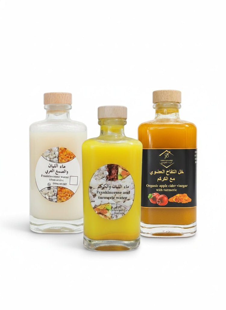 تشكيلة ماء اللبان  و الخل العضوي