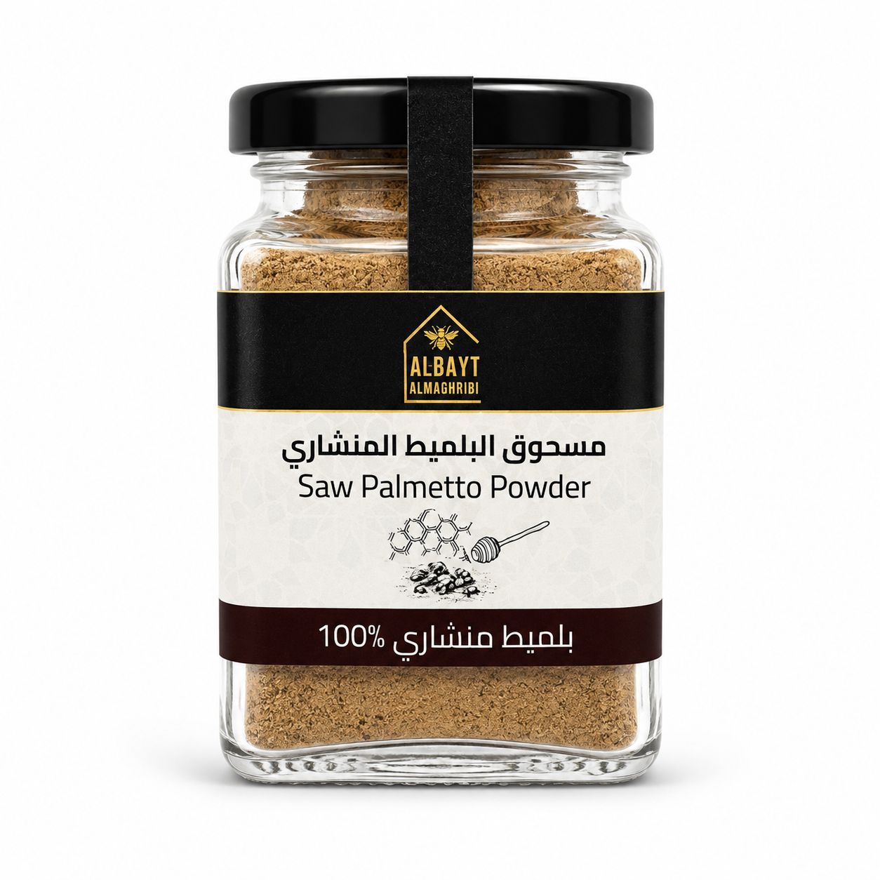 مسحوق البلميط المنشاري  ( Saw Palmetto Powder) 50g